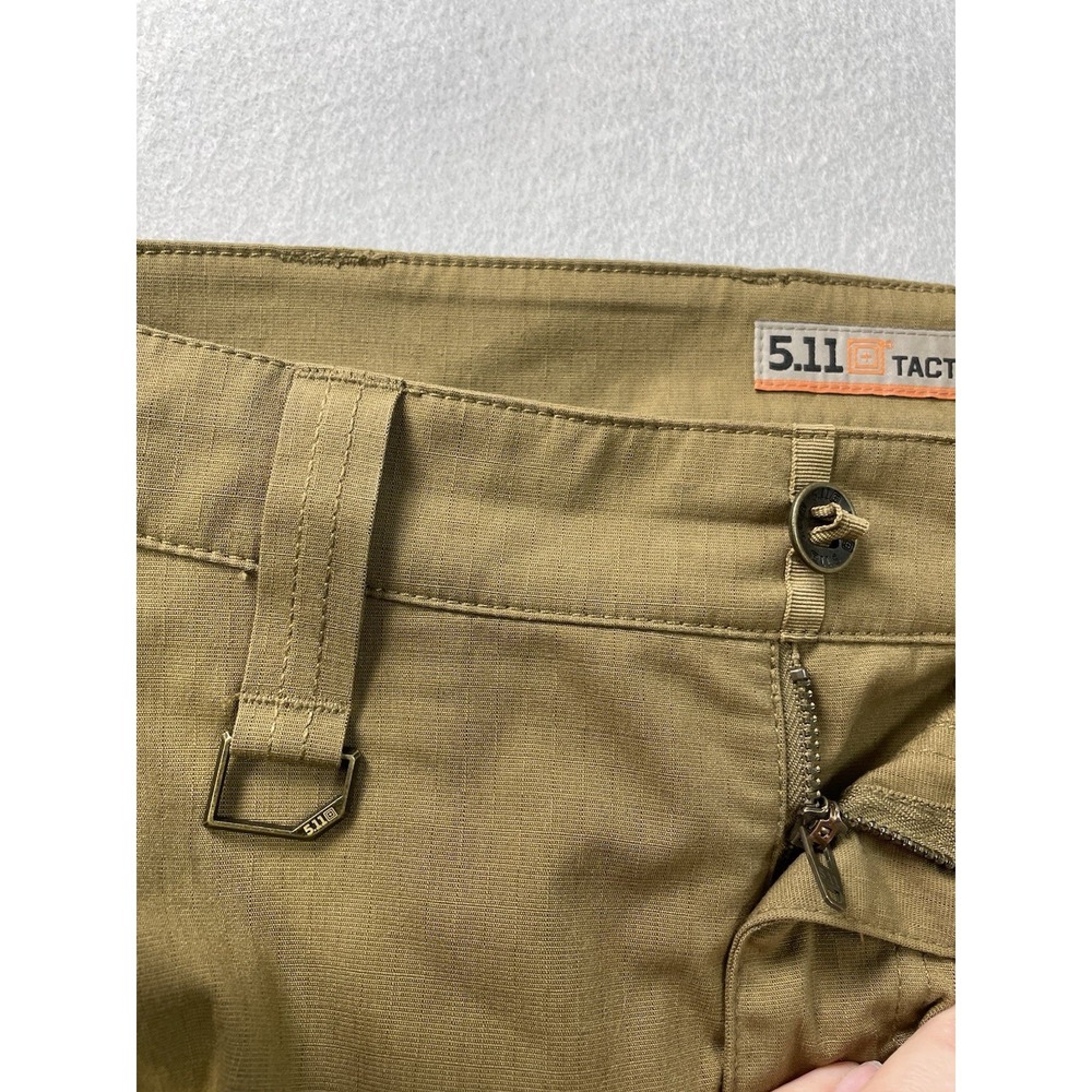 5.11 Tactical Men's Khaki Cargo Pants Ripstop Work Outdoor Rugged Relaxed 34X34 - Picture 4 of 16